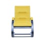 Кресло-качалка Leset Милано Mebelimpex Венге V28 желтый - 00006760 - 1