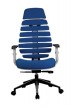 Кресло для руководителя Riva Chair RCH SHARK+Синяя ткань - 1