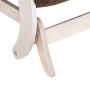 Кресло-качалка Модель 68 (Leset Футура) Дуб беленый, ткань V 23 Mebelimpex Дуб беленый V23 молочный шоколад - 00012234 - 7