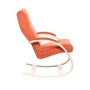 Кресло-качалка Leset Милано Mebelimpex Слоновая кость V39 оранжевый - 00006760 - 2