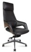 Кресло для руководителя Riva Design Chair Aura FK005-A черная кожа