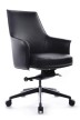 Кресло для персонала Riva Design Chair B1918 черная кожа