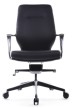 Кресло для персонала Riva Design Chair Alonzo-M В1711 черная кожа - 1