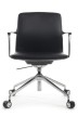 Кресло для персонала Riva Design Chair Plaza-M FK004-В12 черная кожа - 1
