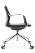 Кресло для персонала Riva Design Chair Plaza-M FK004-В12 черная кожа - 2