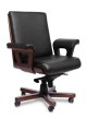 Кресло для персонала Classic chairs Лидс LB Meof-B-Lids-2 черная кожа