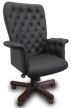 Кресло для руководителя Classic chairs Шеффилд Meof-A-Sheffield-2 черная кожа