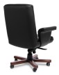 Кресло для персонала Classic chairs Плимут LB Meof-B-Plymouth-2 черная кожа - 3