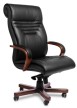 Кресло для руководителя Classic chairs Лонгфорд Meof-A-Longford-2 черная кожа