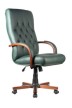 Кресло для руководителя Riva Chair RCH М 175 A+Зелёная кожа