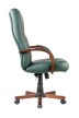 Кресло для руководителя Riva Chair RCH М 175 A+Зелёная кожа - 2