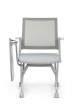 Конференц-кресло Riva Design Chair Moby D2002T серая ткань с пюпитром - 1