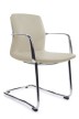 Конференц-кресло Riva Design Plaza-SF FK004-С11 светло-серая кожа