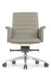 Кресло для персонала Riva Design Rubens-M В1819-2 светло-серая кожа - 1