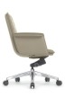 Кресло для персонала Riva Design Rubens-M В1819-2 светло-серая кожа - 2