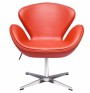 Дизайнерское кресло SWAN CHAIR красный - 1