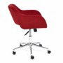 Кресло для персонала TetChair Modena бордо флок - 2