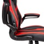 Геймерское кресло TetChair Rocket черно-красная экокожа - 2