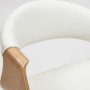 Кресло для персонала TetChair Bend белое - 2