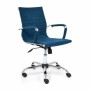 Кресло для персонала TetChair URBAN-LOW синий флок