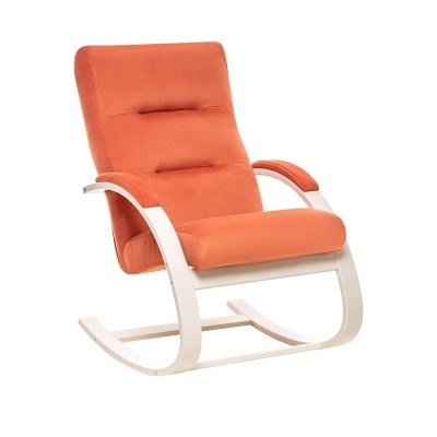 Кресло-качалка Leset Милано Mebelimpex Слоновая кость V39 оранжевый - 00006760